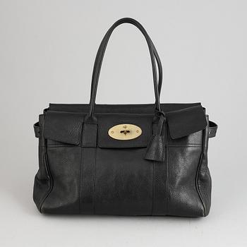 Mulberry, a black leather 'Bayswater' handbag.