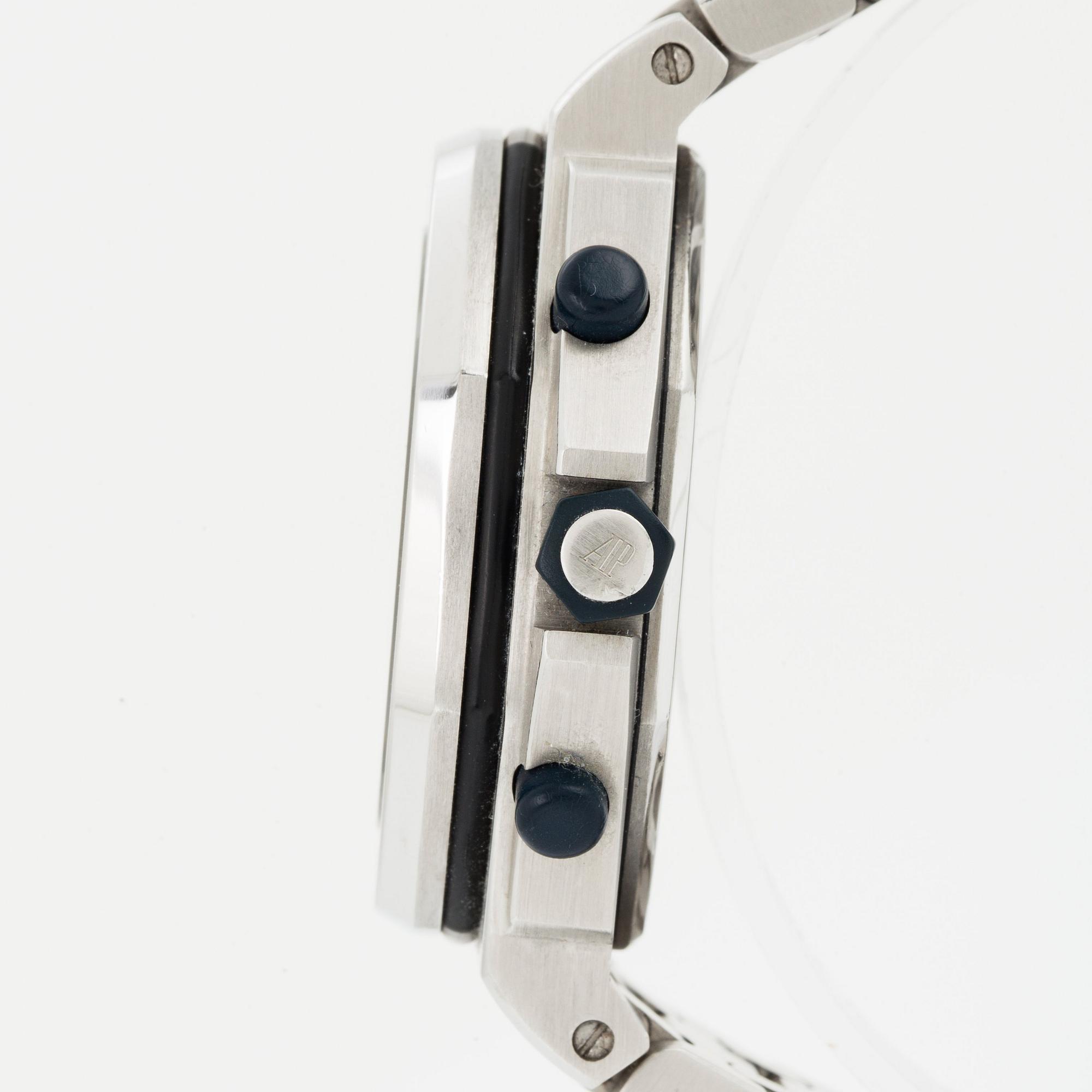 AUDEMARS PIGUET, Royal Oak, OffShore, "Navy", kronograf.