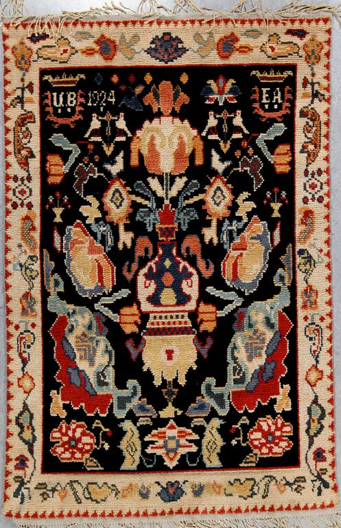 MATTA, rya, Sverige 1924. Ca 241 x 159.