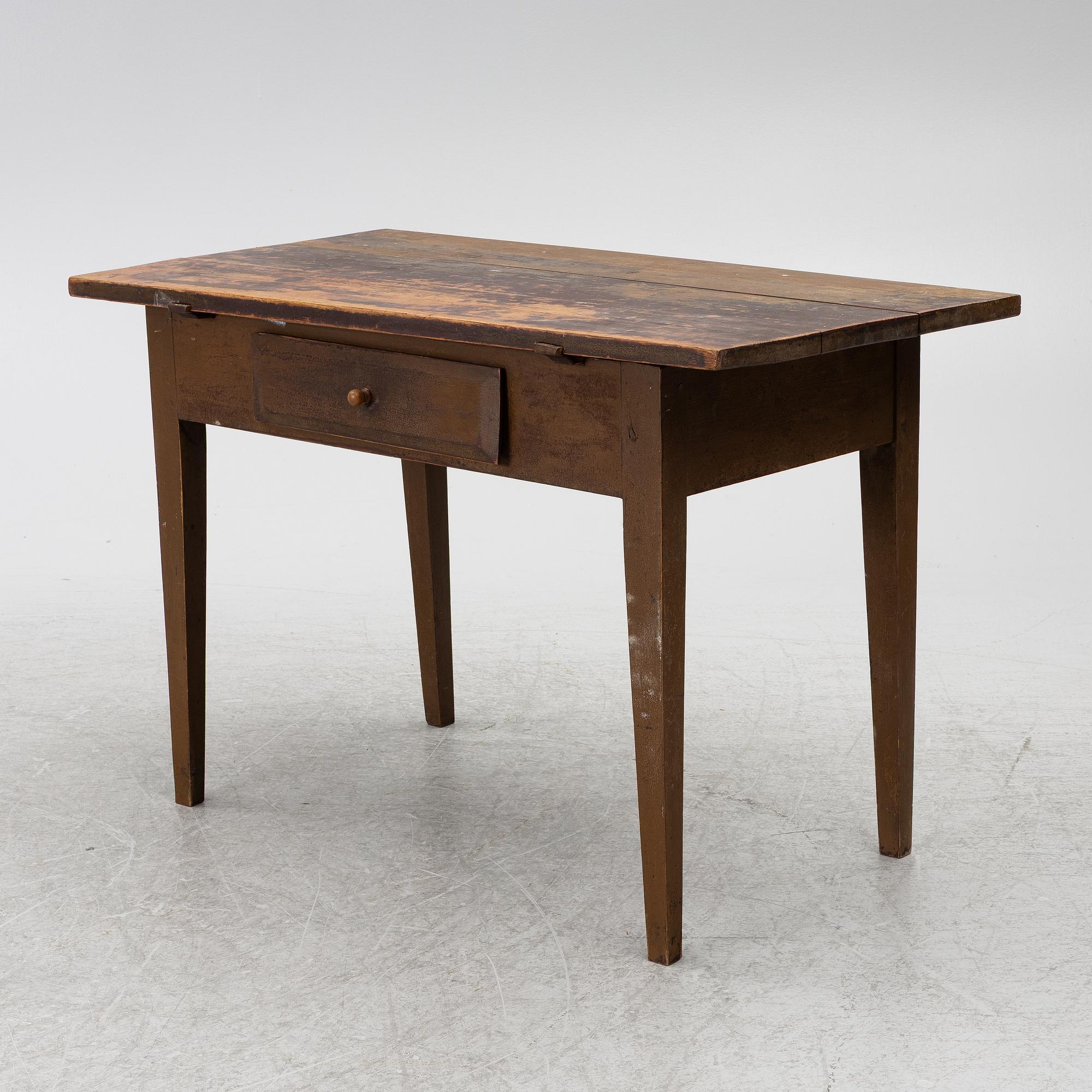 Table, folk art, 19th century.