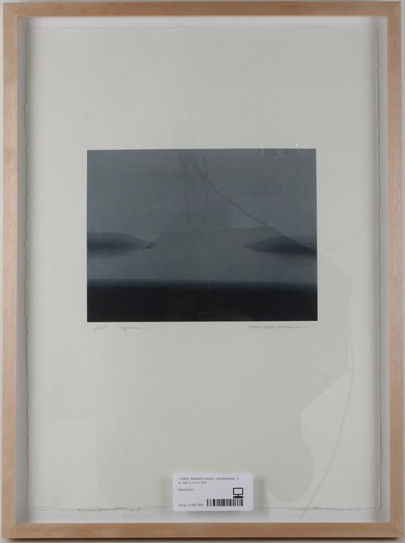 MINAKO MASUI, färglitografier, 5 st, sign o numr 3/25.