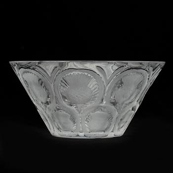 SKÅL, glas, Lalique, Frankrike, 1900-tal.