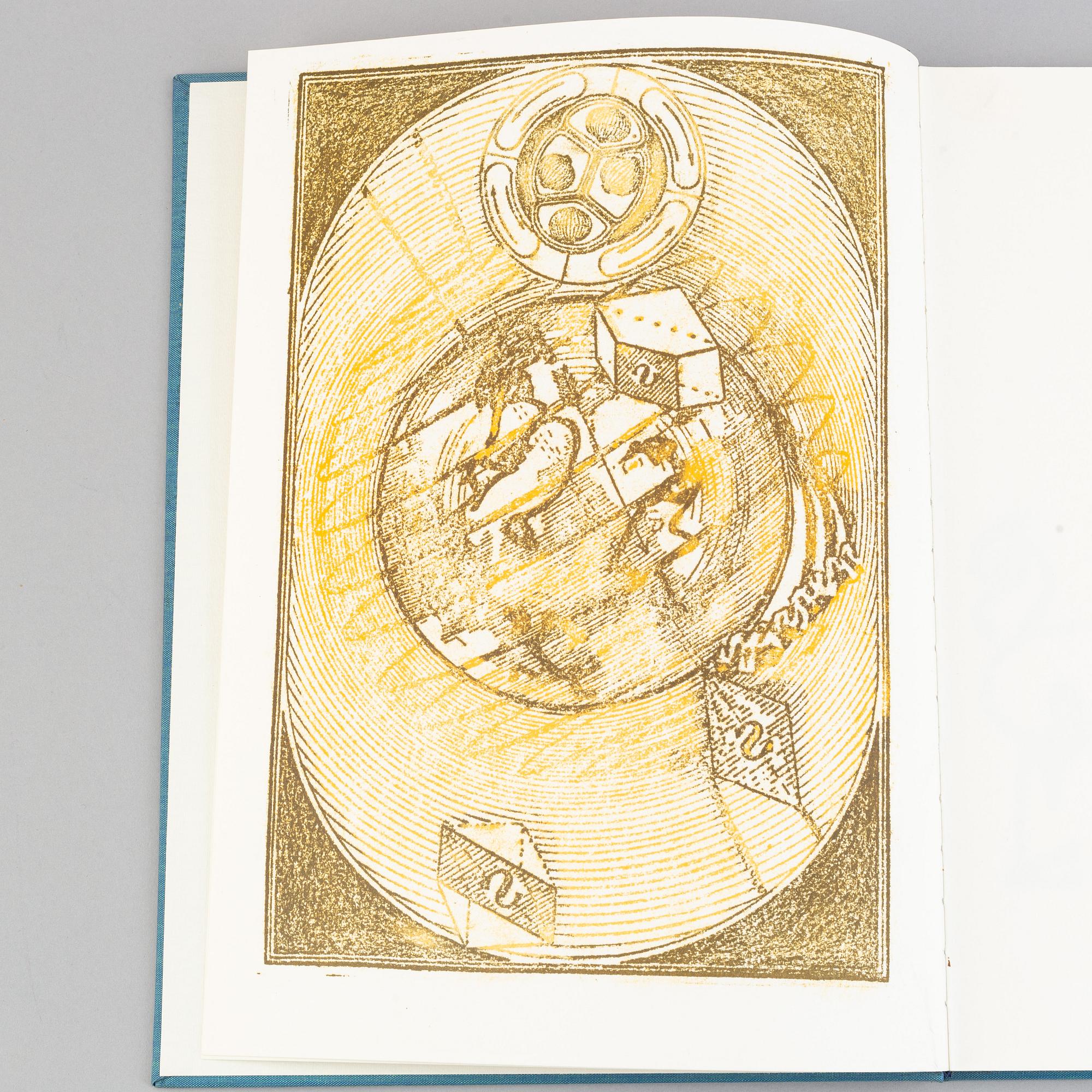 BOOK, with lithographs in colour by Max Ernst. 
"Lewis Carrol´s Wunderhorn". 1970.