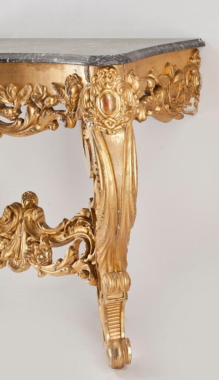 KONSOLBORD, barockstil, 1800 tal.
