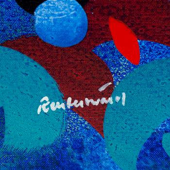 CARL FREDRIK REUTERSWÄRD, enamell on canvas, signed and dated 1986 verso.