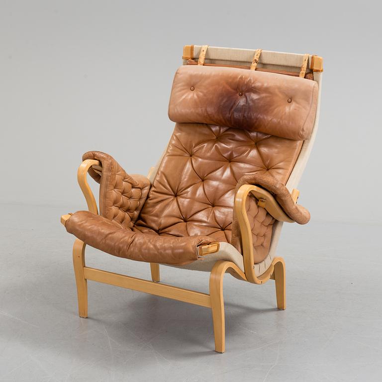 A Bruno Mathsson "Pernilla" armchair, second half of the 20th century.