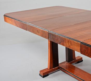 BORD samt STOLAR, 6 st, art déco, 1900-talets första hälft.