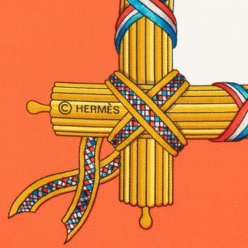 Hermès, scarf, "1789 Liberté Égalité Fraternité".