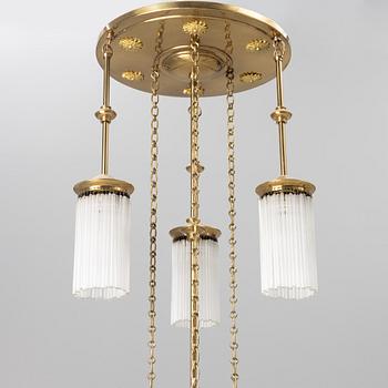 An early 20th century chandelier, Sweden.