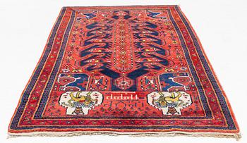 A rug, Western Persia, ca 233 x 130 cm.