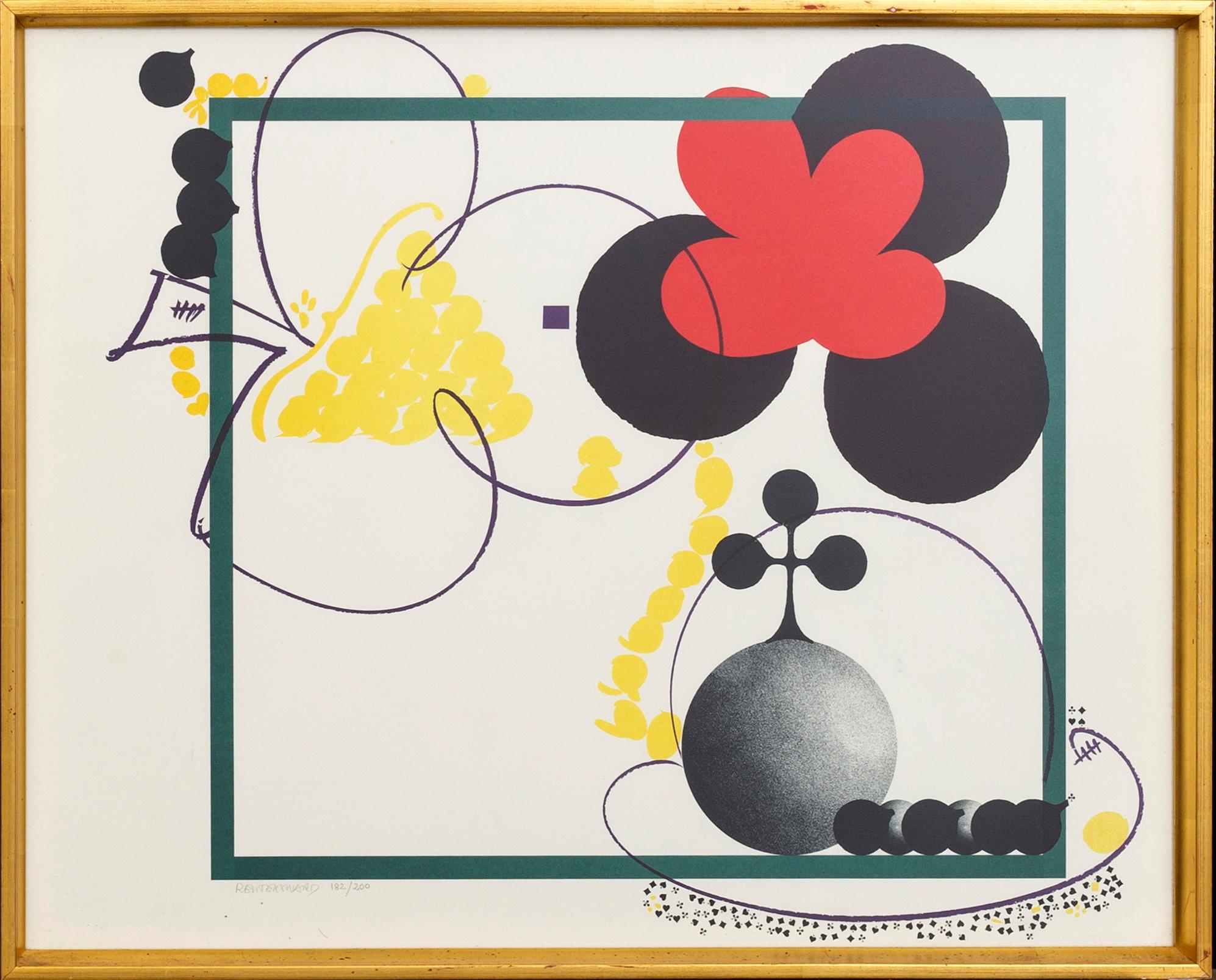 Carl Fredrik Reuterswärd, a set of four lithographs, numbered  182/200 and signed.