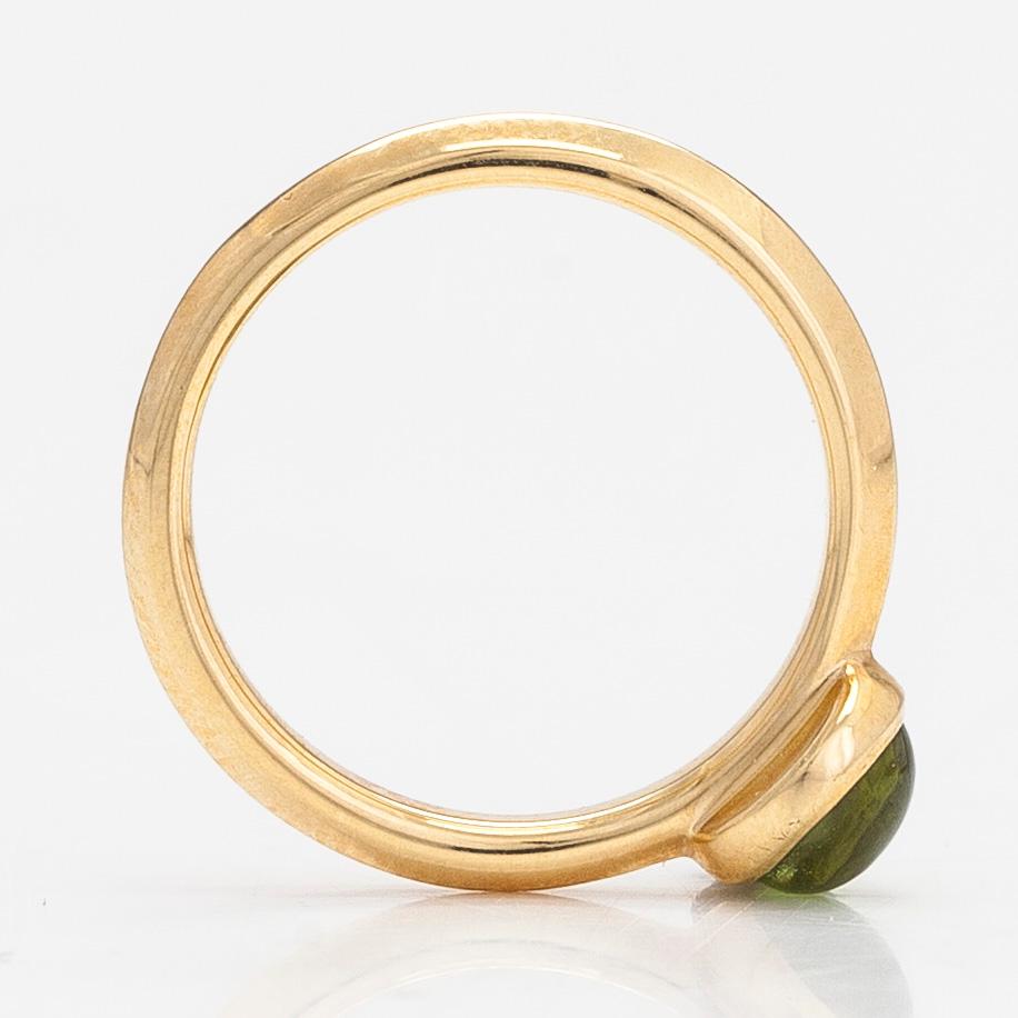 Georg Jensen, Ring, "Moonrise", 18K guld och cabochonslipad peridot.