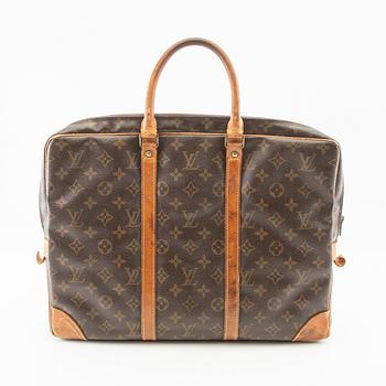 Louis Vuitton, "Porte-Documents Voyage", briefcase, box and dustbag.