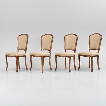 Four rococo-style chairs, Selva, Italy, late 20th century.