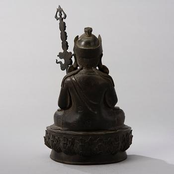 SKULPTUR, mässing, Tibet, 1900-talets senare hälft.