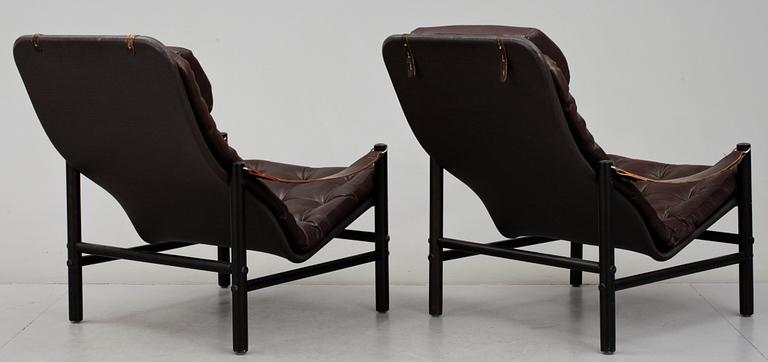 FÅTÖLJER, ett par, "Junker", Bror Boije, DUX.
