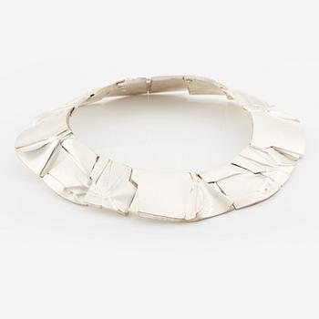 Björn Weckström, collier "Poema", sterlingsilver, Lapponia, Finland 1994.
