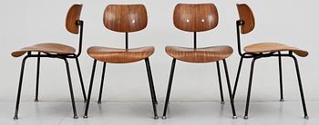 STOLAR, 4st, SE 68, Egon Eiermann för Wilde & Spieth, 1950/60-tal.