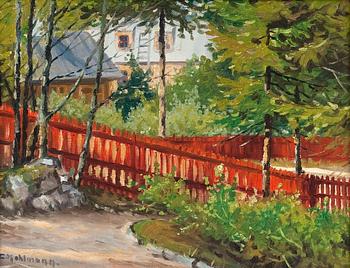 367. Ejnar Kohlmann, THE RED FENCE.