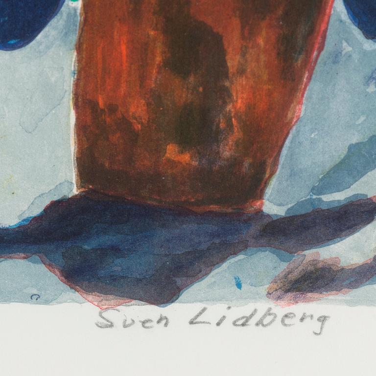 SVEN LIDBERG, litografi, signerad, EA.