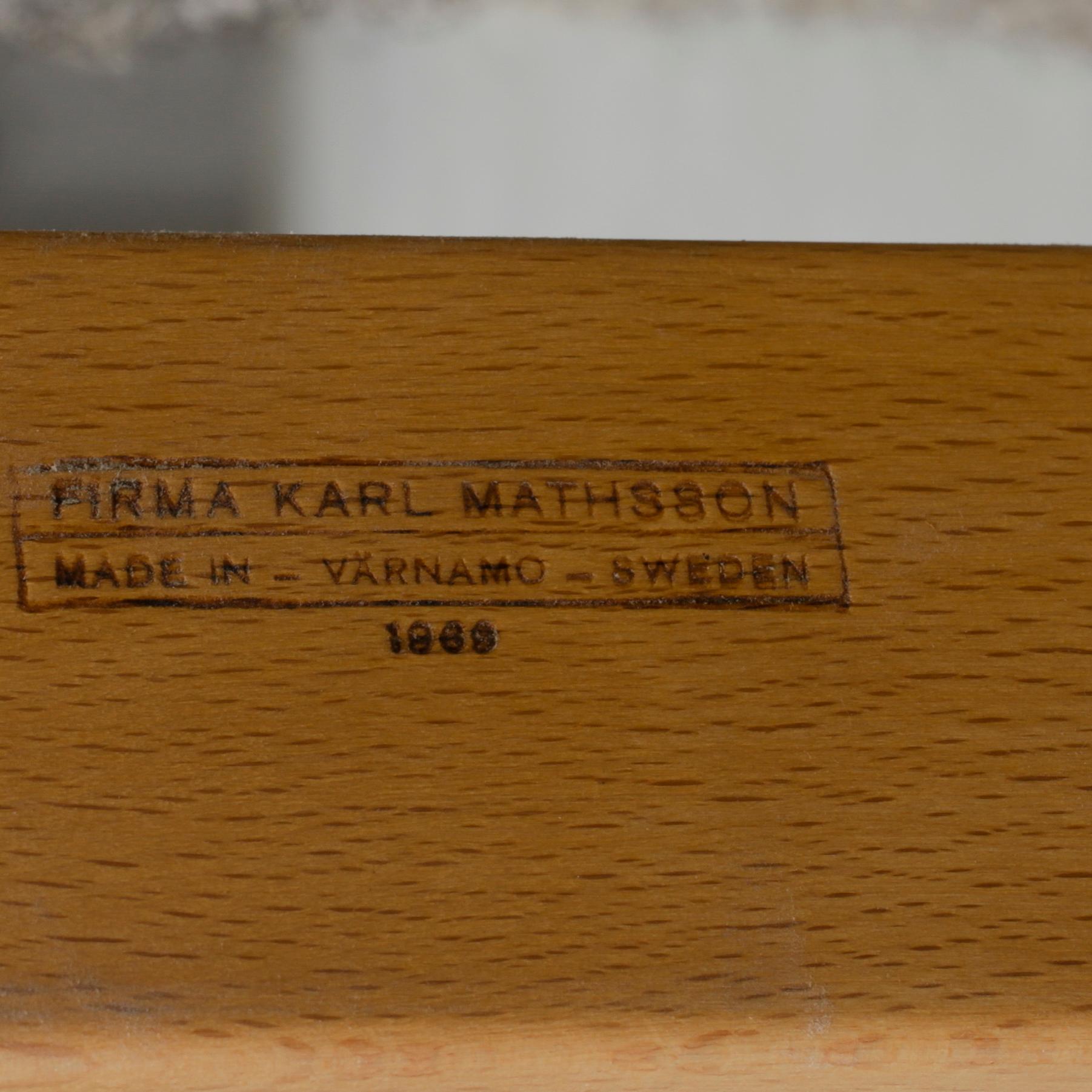 VILSTOL. Liggstol "Pernilla 3" design Bruno Mathsson. Firma Karl Mathsson, 1969.