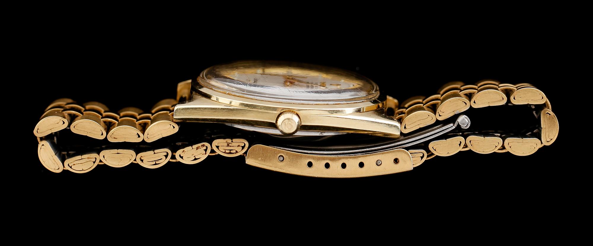 ARMBANDSUR, guld på stål, Omega Automatic Chronometer Officially Certified, Constellation.