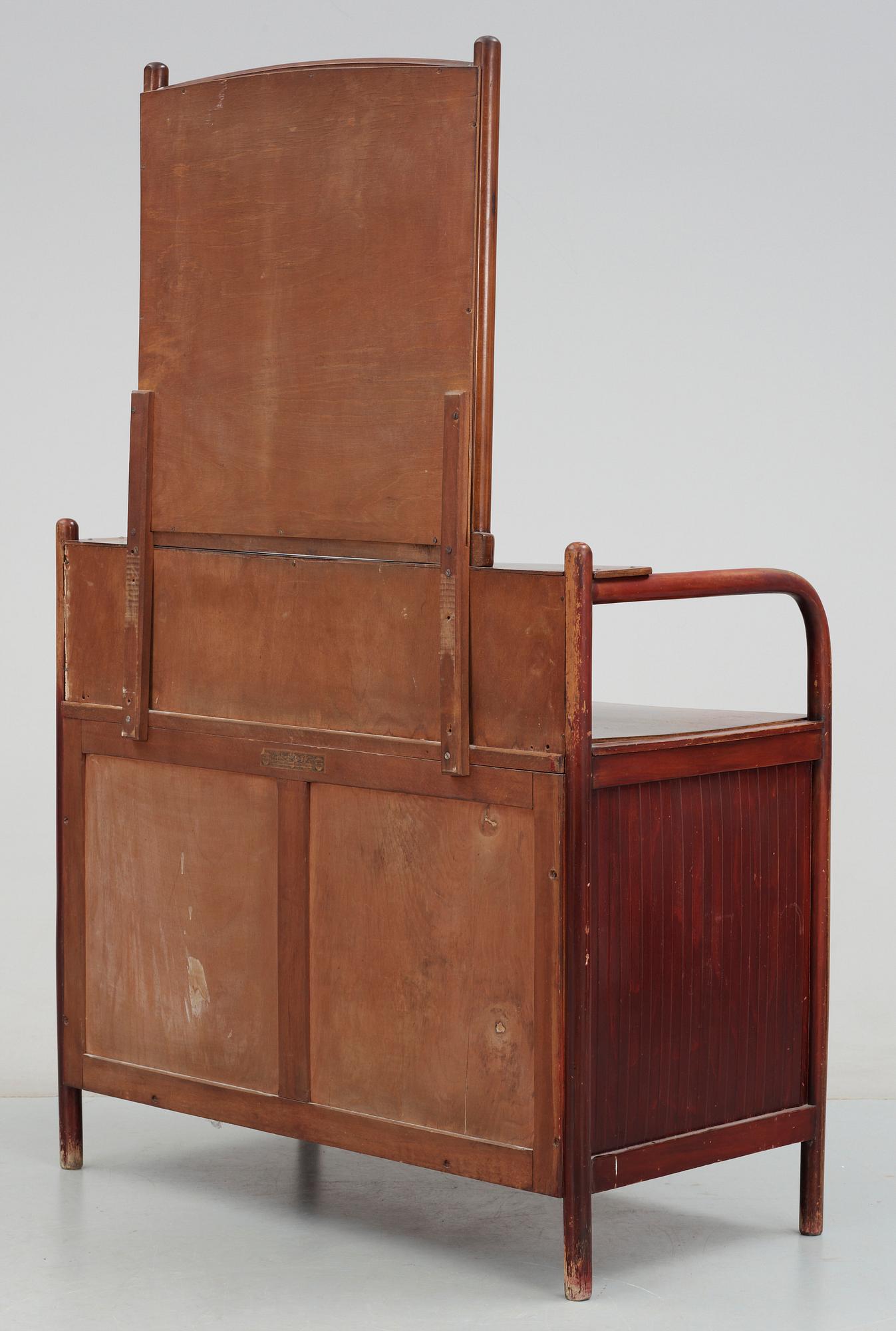 TOILETTBORD, etikettmärkt Jacob & Josef Kohn, Wien, Österrike, 1900-talets första decennier.