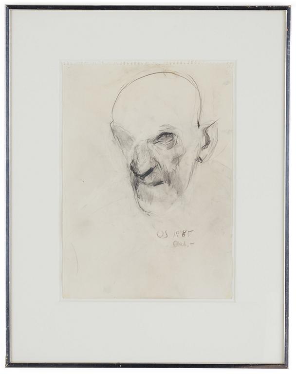 Olle Skagerfors, Självporträtt.