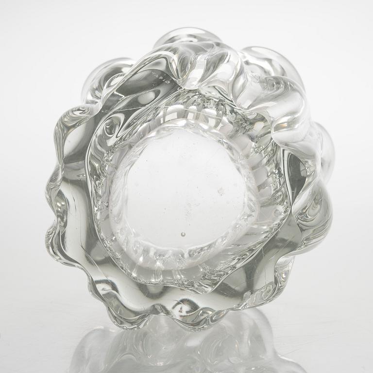 Tapio Wirkkala, maljakko, "Kalvolan kanto", signeerattu Tapio Wirkkala 80/1985.