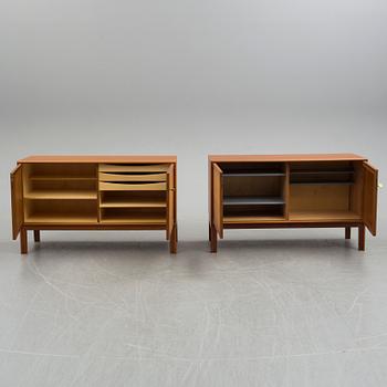 ALF SVENSSON, a pair of sideboards, 1960´s.