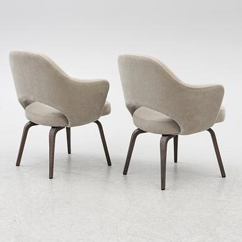 Eero Saarinen, chairs, a pair, "Executive Side Chair", Knoll, 21st century.