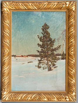 Edvard Westman, A SUNNY WINTER LANDSCAPE.