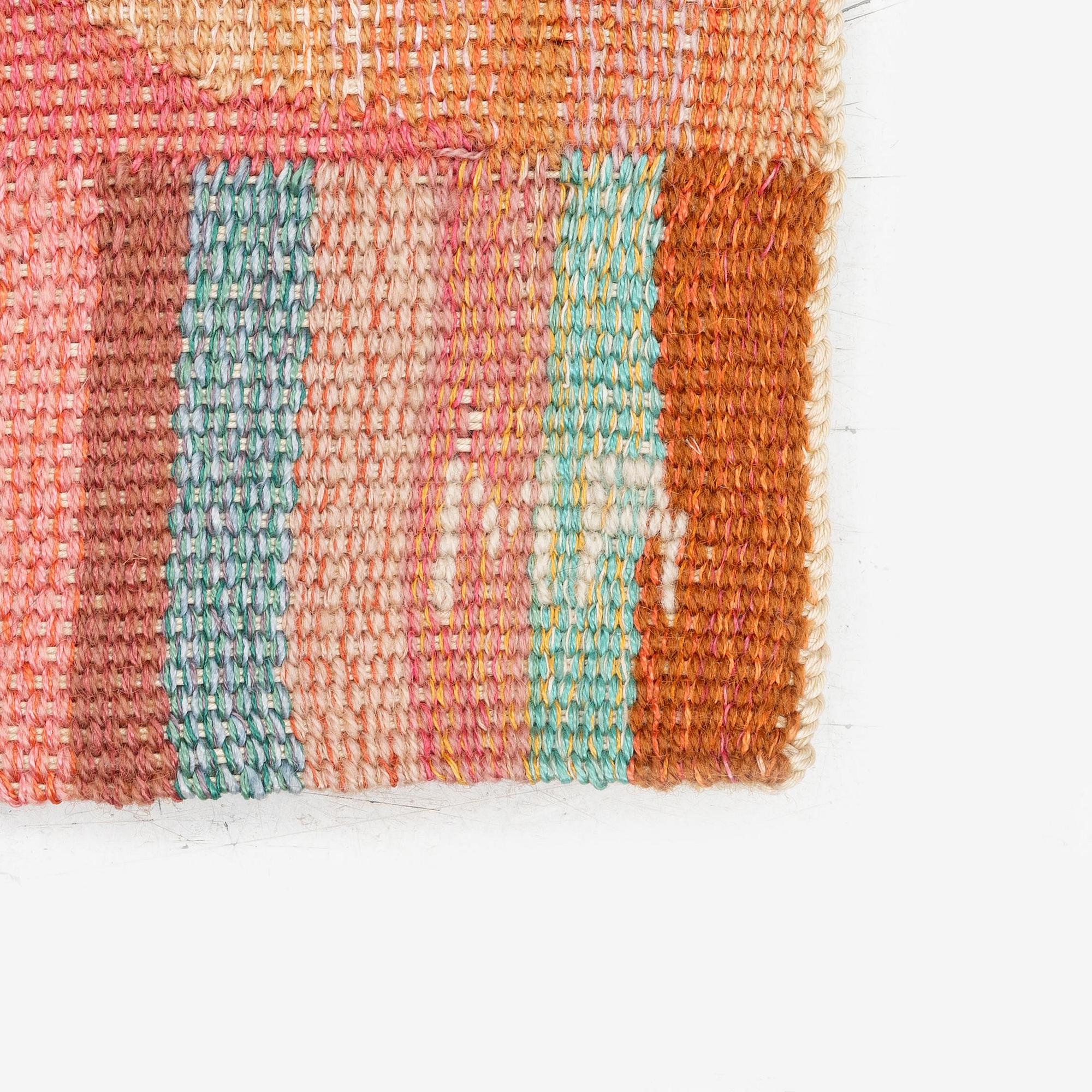Marianne Richter, a tapestry, 'Strandvägsskuta' c. 107 x 96 cm, signed AB MMF MR.