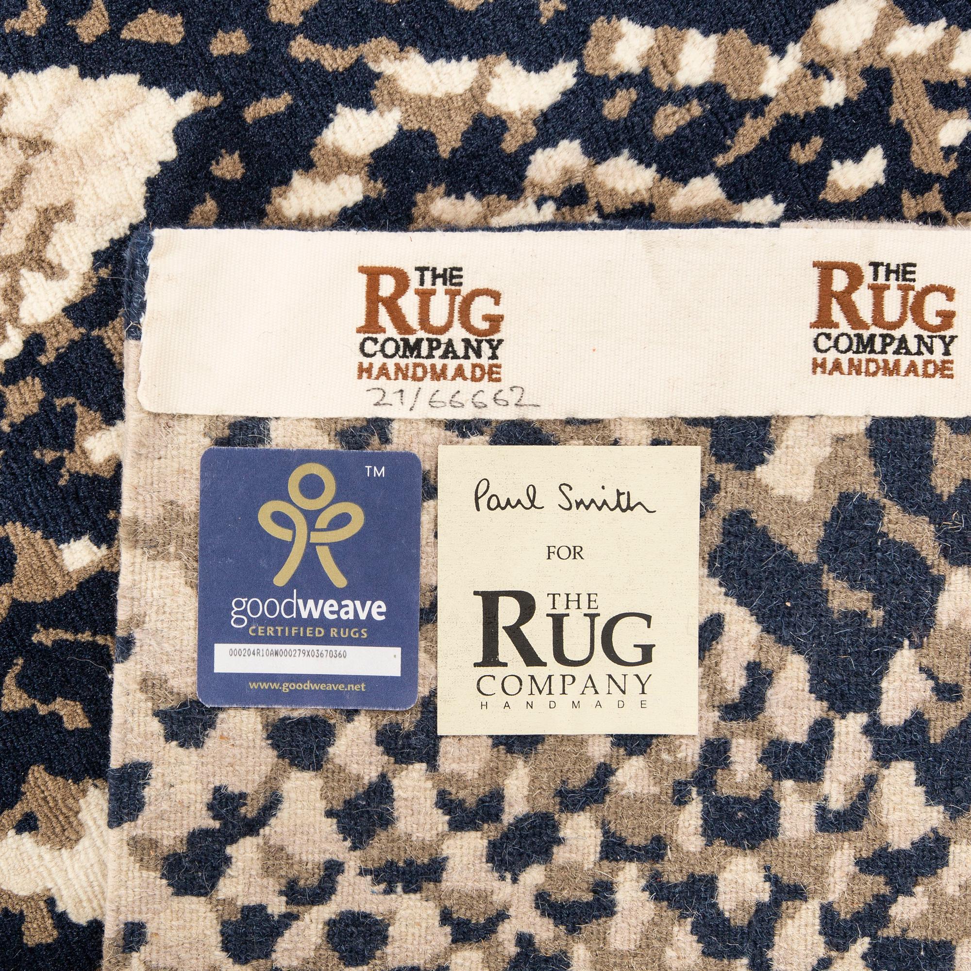 Diane von Fürstenberg, handtuftad matta "Python glory" för the Rug Company 364 x 278 cm.