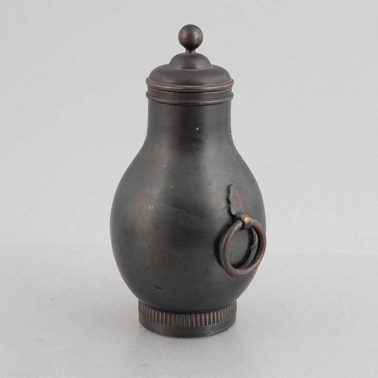 Svenskt Tenn, an urn with cover, Stockholm, Sweden 1929.