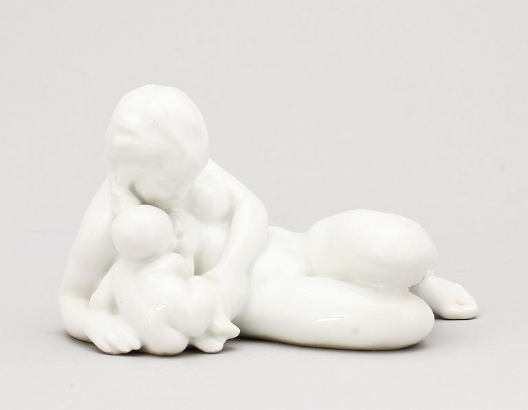 FIGURIN, porslin, Kai Nielsen, Bing & Gröndahl, signerad.