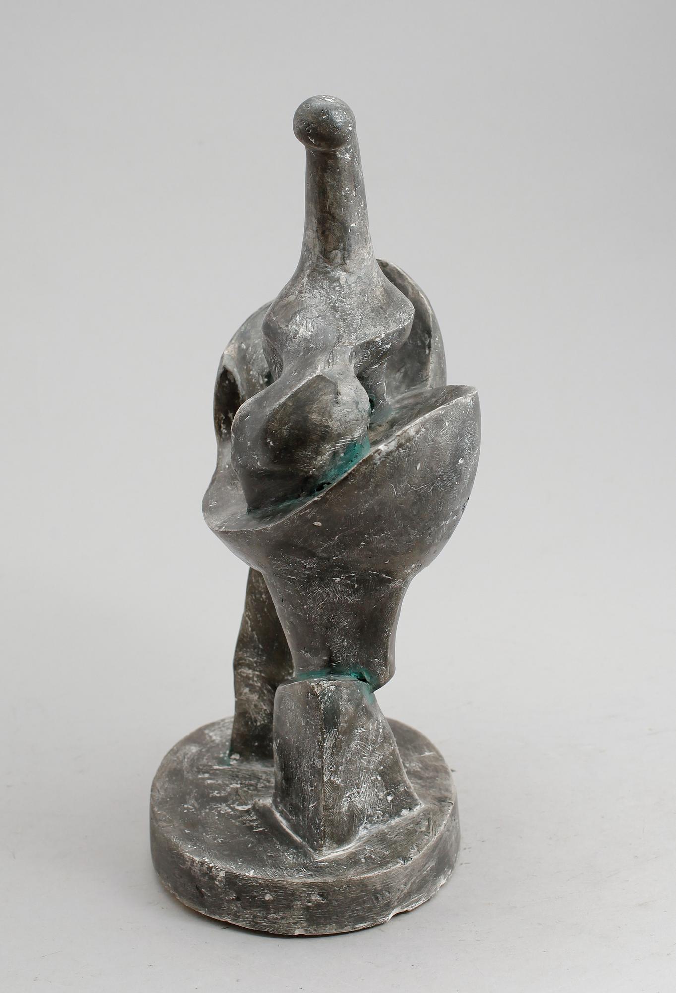 EDELBERT KÖB, skulptur, gips, signerad och daterad 1967.