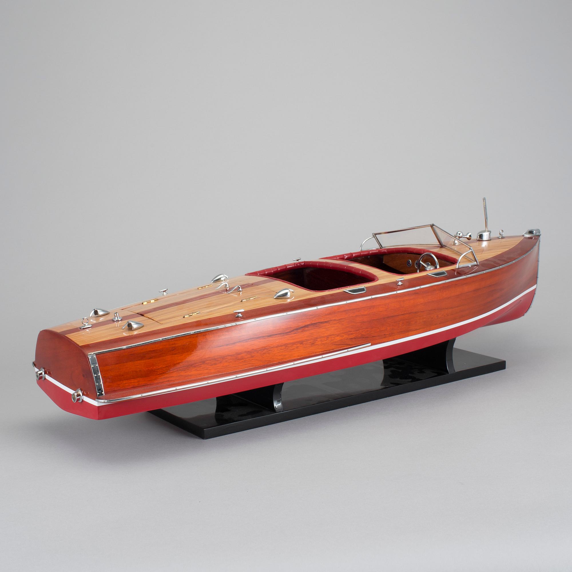 FARTYGSMODELL, "Criss Craft Barrel Back'', 2000-tal.