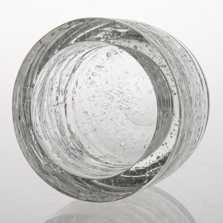 A glass vase of the 'Arkipelago' series for Iittala, signed Timo Sarpaneva - 3144. Iittala.