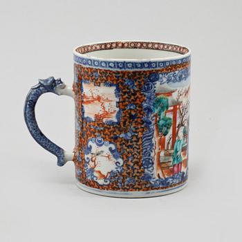 MUGG, porslin, Kina, Qianlong 1736-1795.