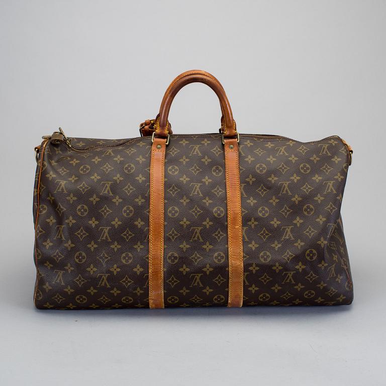 VÄSKA / WEEKENDBAG, "Keepall 55 Bandoulière ", Louis Vuitton.