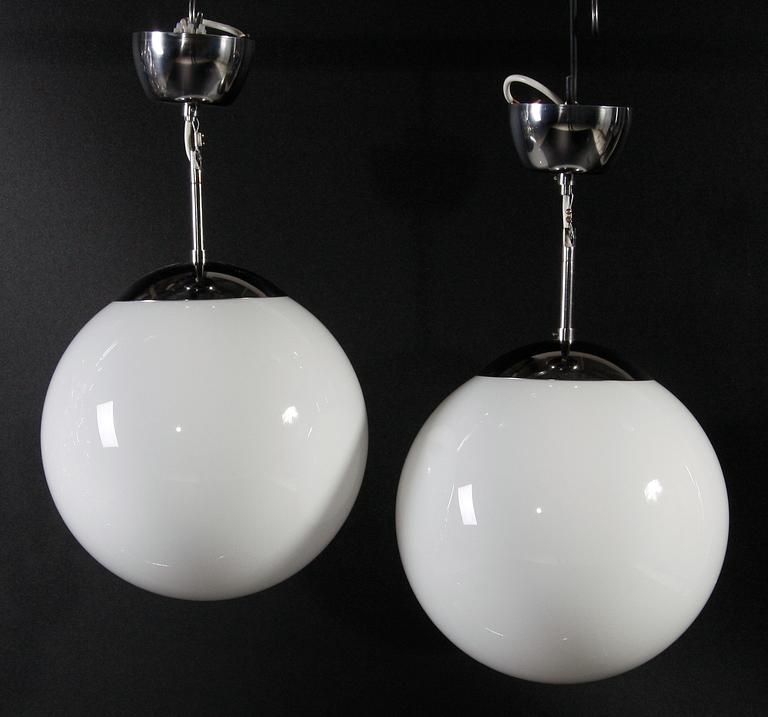 TAKARMATURER, ett par, glas, 1930/40-tal.