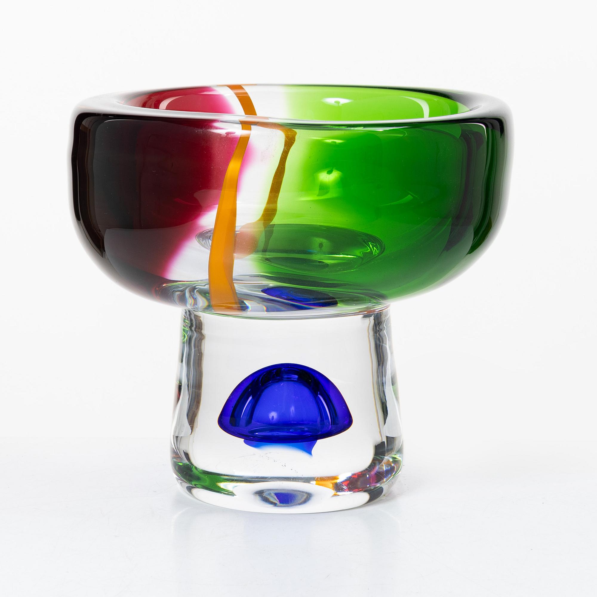 Erik Höglund, Skål, glas, Studioglas Strömbergshyttan.