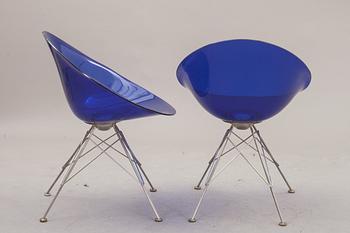 STOLAR, ett par, "Eros", Philippe Starck för Kartell, märkta.