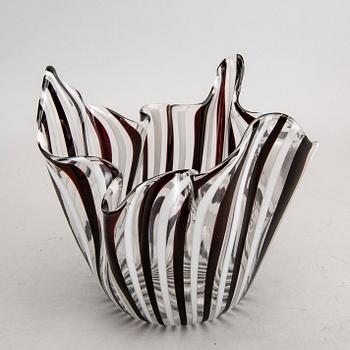 Probably Paolo Venini & Fulvio Bianconi, glass, "Fazzoletto", Venini, Murano, Italy.