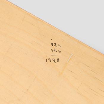 Alvar Aalto, two '112B' shelves, Artek, late 20th century.