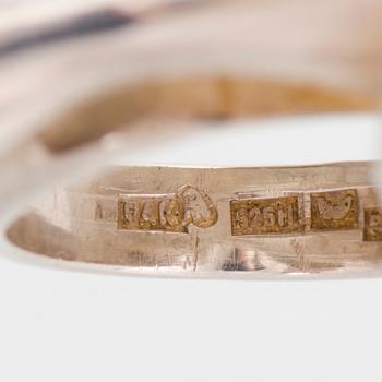 PAULA HÄIVÄOJA, RING, silver. Helsingfors 1970.