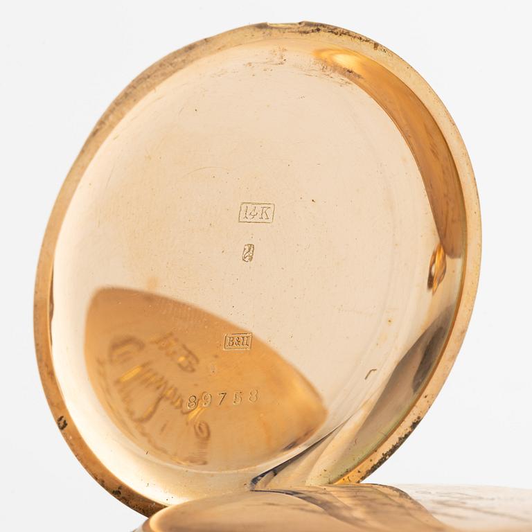 Pocket watch, hunter, 52.5 mm.