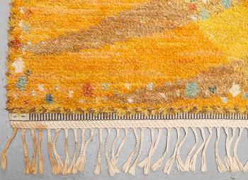 Barbro Nilsson, A carpet, "Magdalena, gul", knotted pile, ca 389-391,5 x 303-305 cm, signed AB MMF BN.