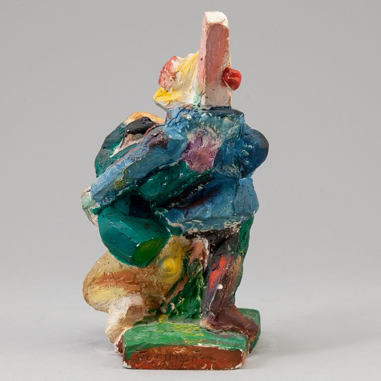 TOMMY ÖSTMAR, sculpture in painted plaster signed and numbered 1/5 dated 1974.